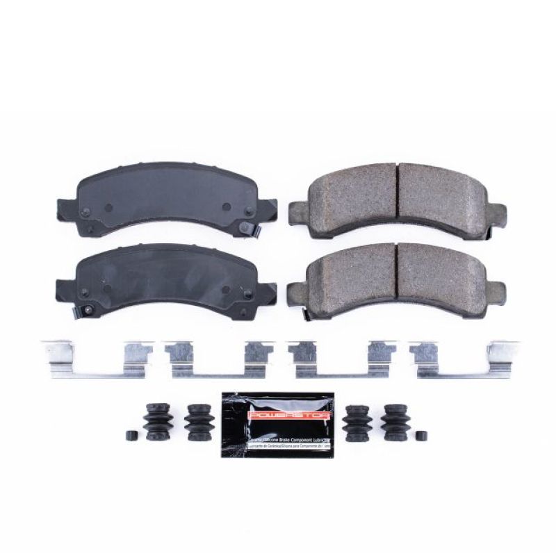 PSB Z23 Evolution Brake Pads - Power Stop 02-06 Cadillac Escalade Rear Z23 Evolution Sport Brake Pads w/Hardware