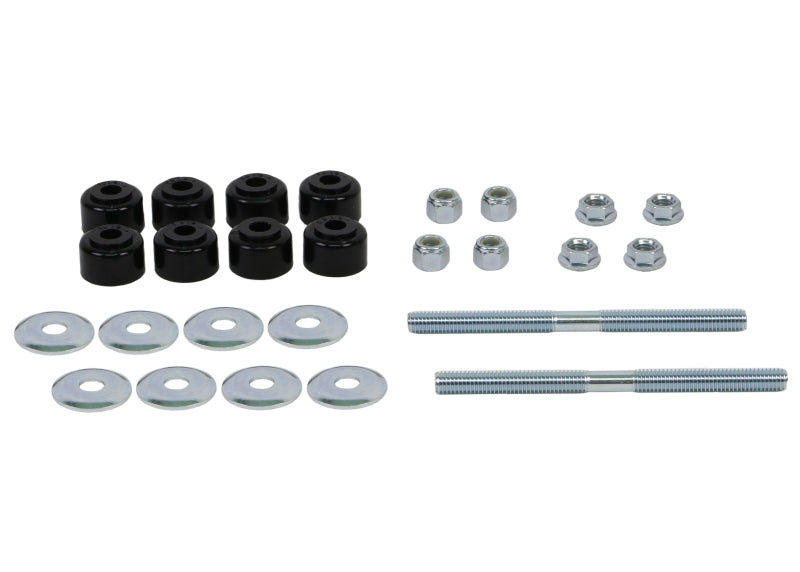 WL Sway Bar Links - Whiteline Plus Universal Sway Bar Link Threaded Rod w/ Poly Bushes 140mm