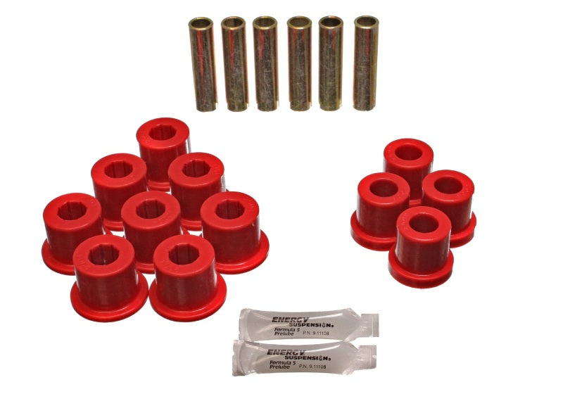 ES Spring/Shackle Bush - Red - Energy Suspension GM 2 & 4 X Rear Spring Bushing - Red