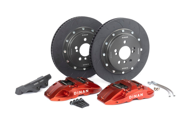 DNN Front Brake Kits - Dinan 14-16 BMW 228i Front Big Brake Kit - 370x32mm 4 Piston - Red