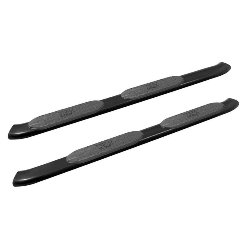 WES Nerf Bars - PRO TRAXX 5 - Westin 18-20 Jeep Wrangler JL Unlimited 4DR PRO TRAXX 5 Oval Nerf Step Bars - Textured Black