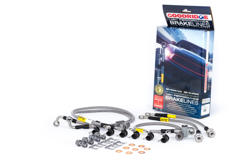 GR G-Stop Brake Line Kits - Goodridge 00-06 Chevrolet Tahoe (w/Rear Disc w/o Stabila Trak) Stainless Steel Brake Line Kit