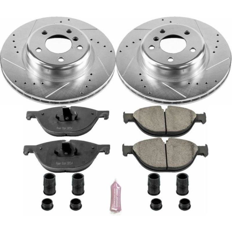 PSB Z23 Evolution Kit - Power Stop 12-13 BMW 528i Front Z23 Evolution Sport Brake Kit