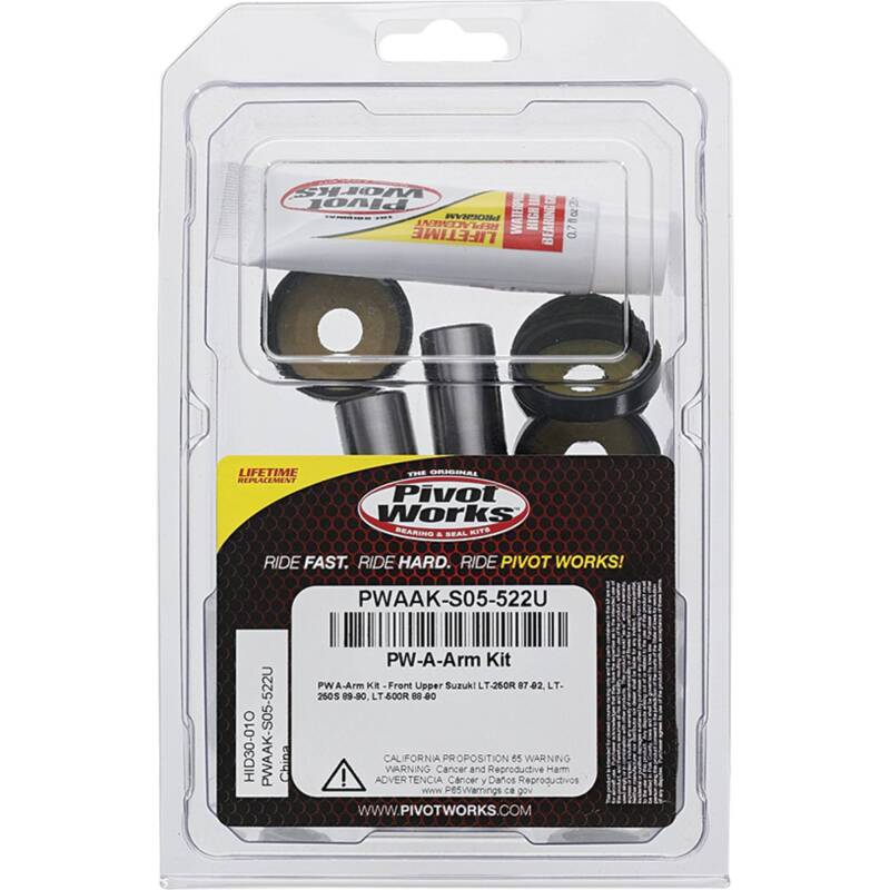 PIV A-Arm Kit - Pivot Works 87-92 Suzuki LT-250R A-Arm Kit - Front Upper 1 Kit Req Per Veh