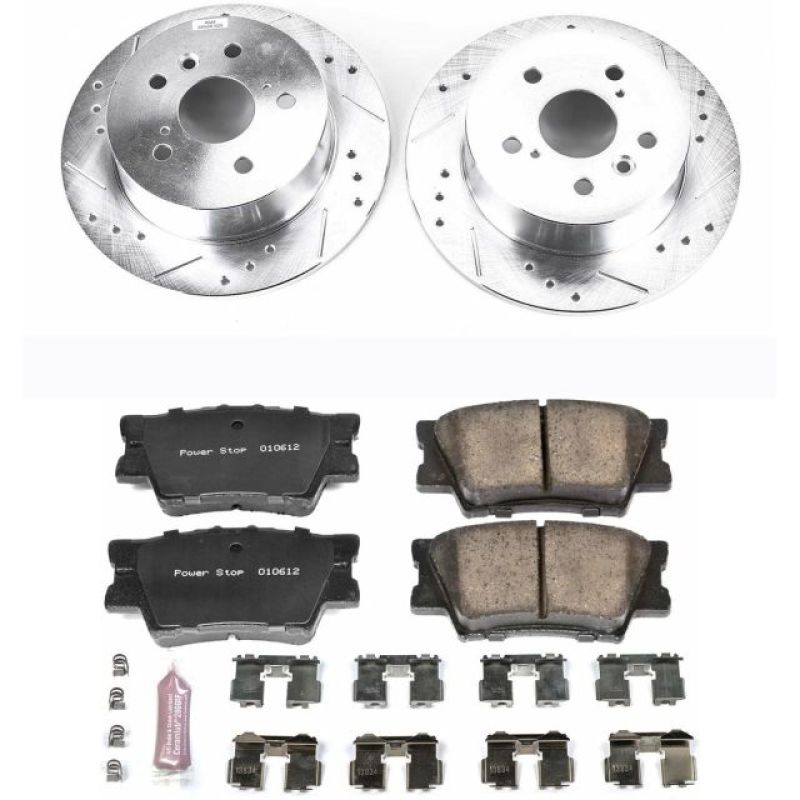 PSB Z23 Evolution Kit - Power Stop 07-12 Lexus ES350 Rear Z23 Evolution Sport Brake Kit