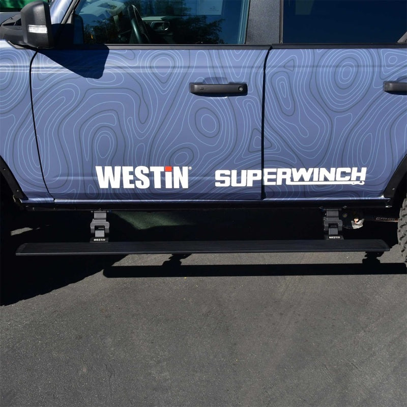 WES Running Boards - Pro-e - Westin 21-23 Ford Bronco 4dr (Excl. Bronco Sport) Pro-e Running Boards - Tex. Blk