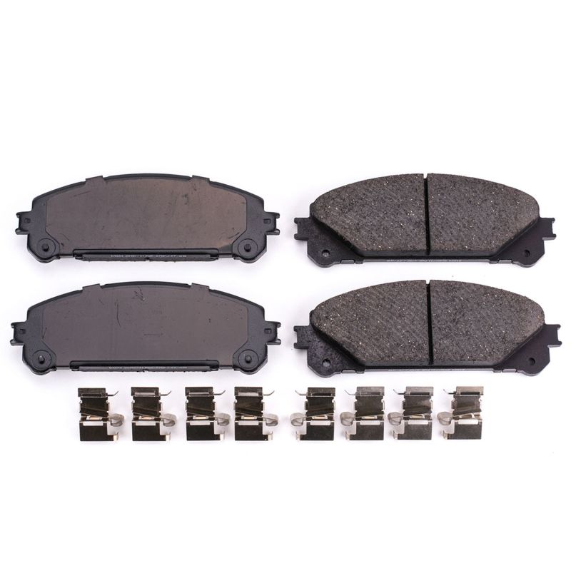 PSB Z17 Evolution Brake Pads - Power Stop 15-17 Lexus NX200t Front Z17 Evolution Ceramic Brake Pads w/Hardware