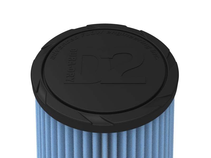 AFE Universal D2 Dura Dry Air Filter - aFe POWER Universal Clamp-On Air Filter w/ D2 Dura-Dry Media - 4.5in F x 7in B x 4.75in T x 7in H