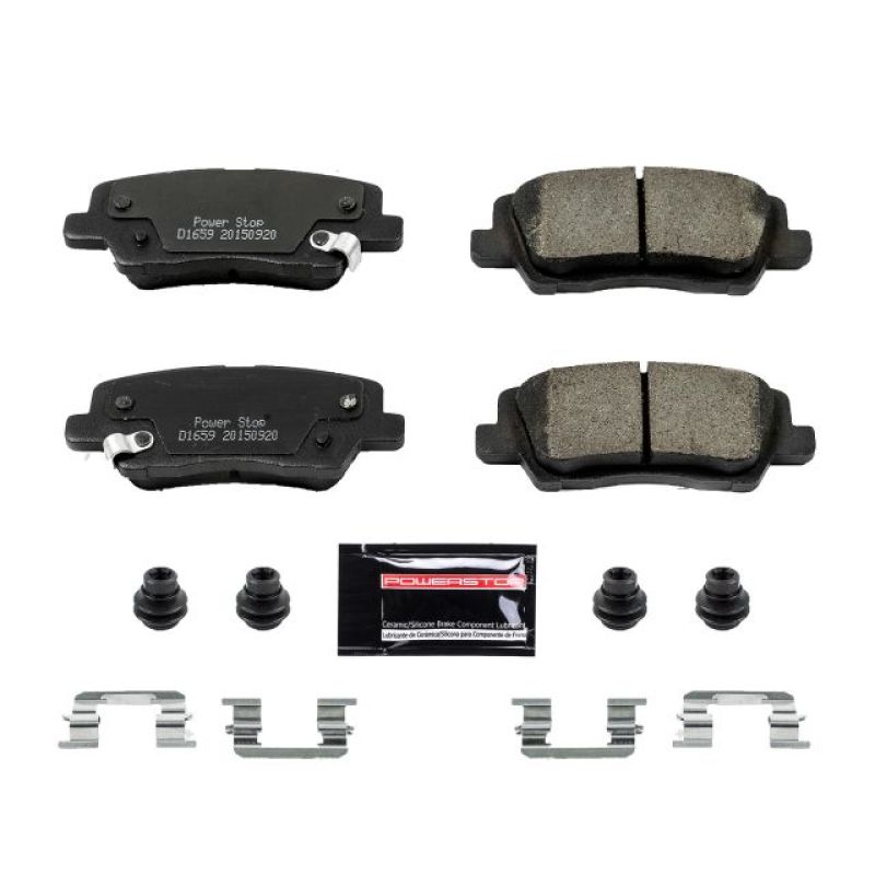PSB Z23 Evolution Brake Pads - Power Stop 13-18 Cadillac ATS Rear Z23 Evolution Sport Brake Pads w/Hardware