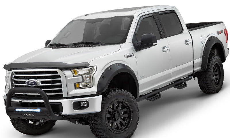 LND Terrain HX Step Bars - Lund 15-18 Ford F-150 SuperCab Terrain HX Step Nerf Bars - Black