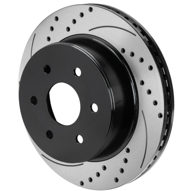WIL Rotors - Wilwood Rotor-2.22in Offset-SRP-BLK-Drill-LH - 6 Lug