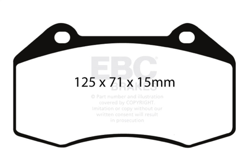 EBC Bluestuff Brake Pad Sets - EBC 08-10 Chevrolet Cobalt SS Bluestuff Front Brake Pads