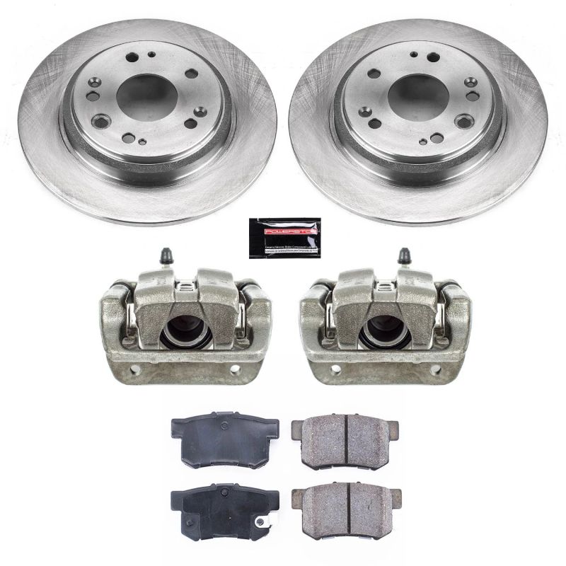 PSB Autospecialty Kit w/Cals - Power Stop 02-04 Acura RL Rear Autospecialty Brake Kit w/Calipers