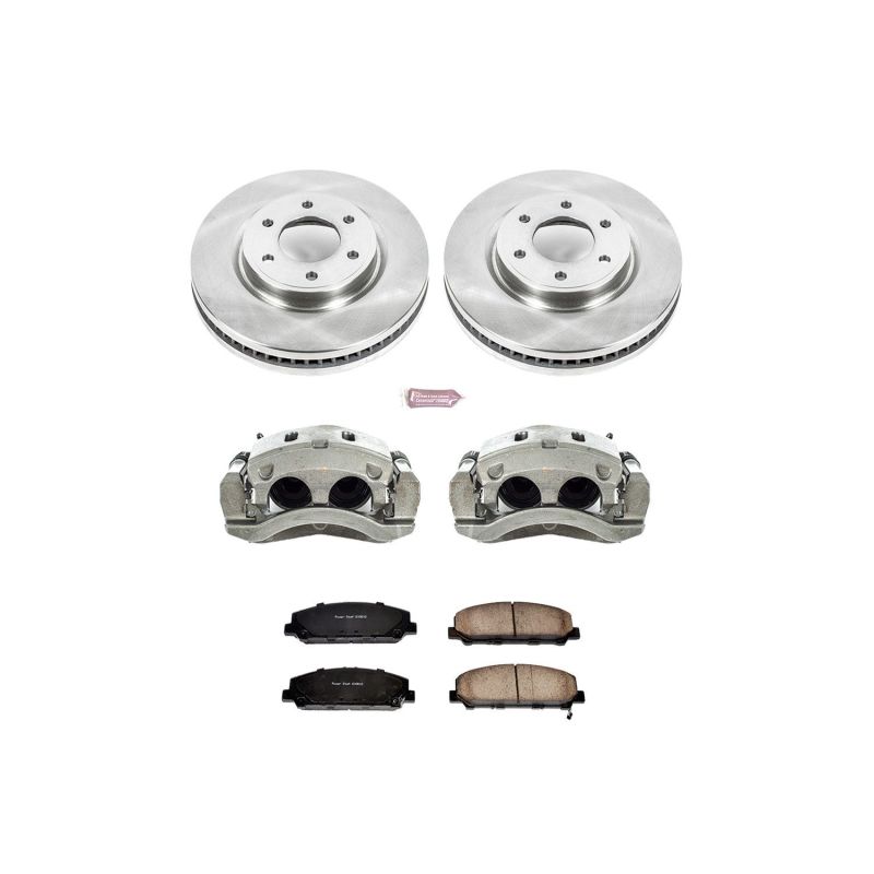 PSB Autospecialty Caliper - Power Stop 17-22 Nissan Armada Front Autospecialty Kit w/Cals