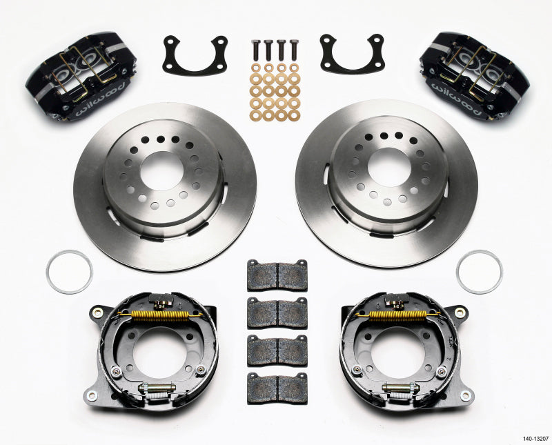 WIL Dynapro Brake Kit - Wilwood Dynapro Dust-Boot P/S Park Brake Kit New Big Ford 2.50in Offset