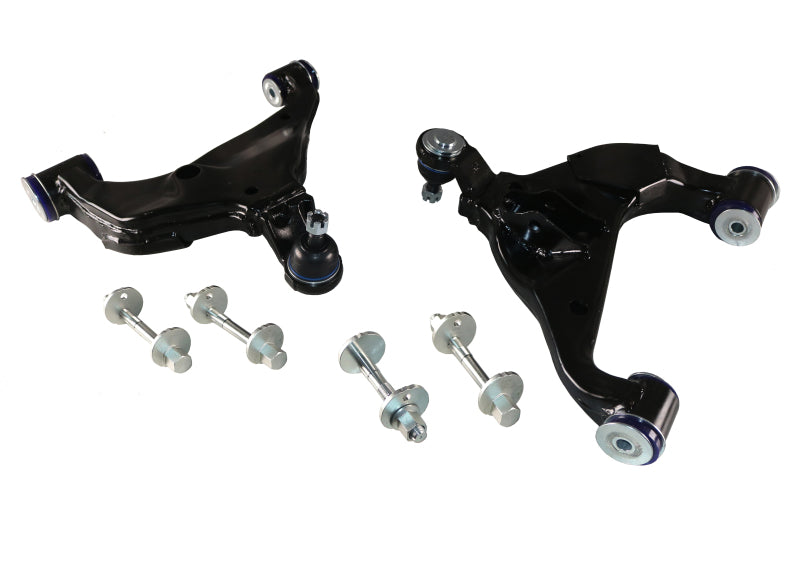 SPR Control Arms - Front - SuperPro 05-15 Toyota Hilux 4WD Adjustable Control Arm Kit