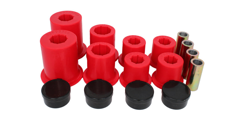 ES Cntrl Arm Bushings - Red - Energy Suspension 07-11 Camry/Camry Hybrid/05-12 Avalon Rear Control Arm Bushing Set - Red