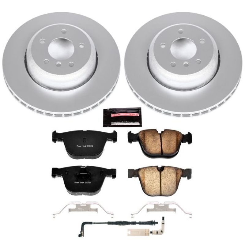 PSB Z23 Evolution Coated Kit - Power Stop 08-10 BMW 535i Rear Z23 Evolution Sport Coated Brake Kit