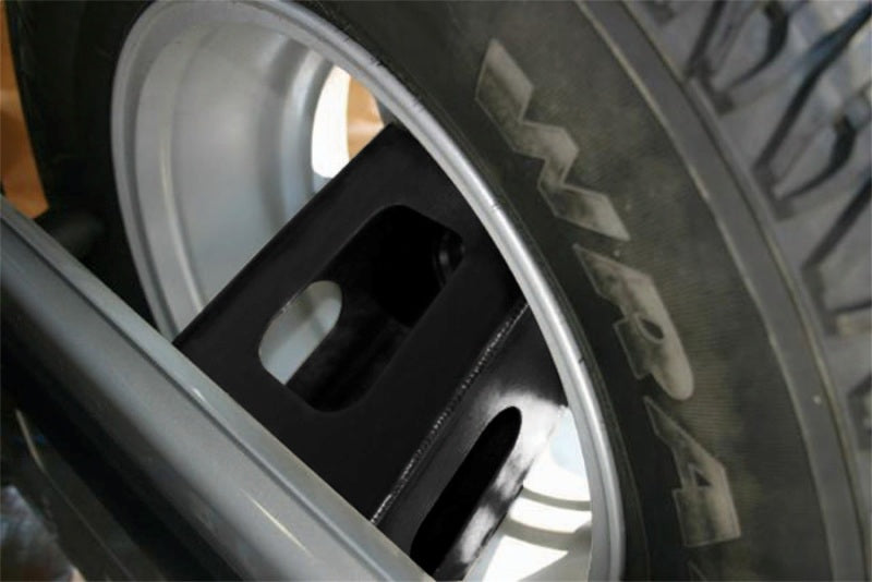 RAM Bumper Accessories - Rampage 1987-1995 Jeep Wrangler(YJ) Rear Tailgate Tire Extender - Black