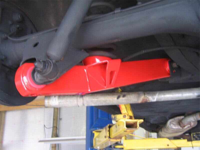 UMI Lower Control Arms - UMI Performance 59-64 GM B-Body Rear Suspension Kit 4-Link- Chevy only - Red
