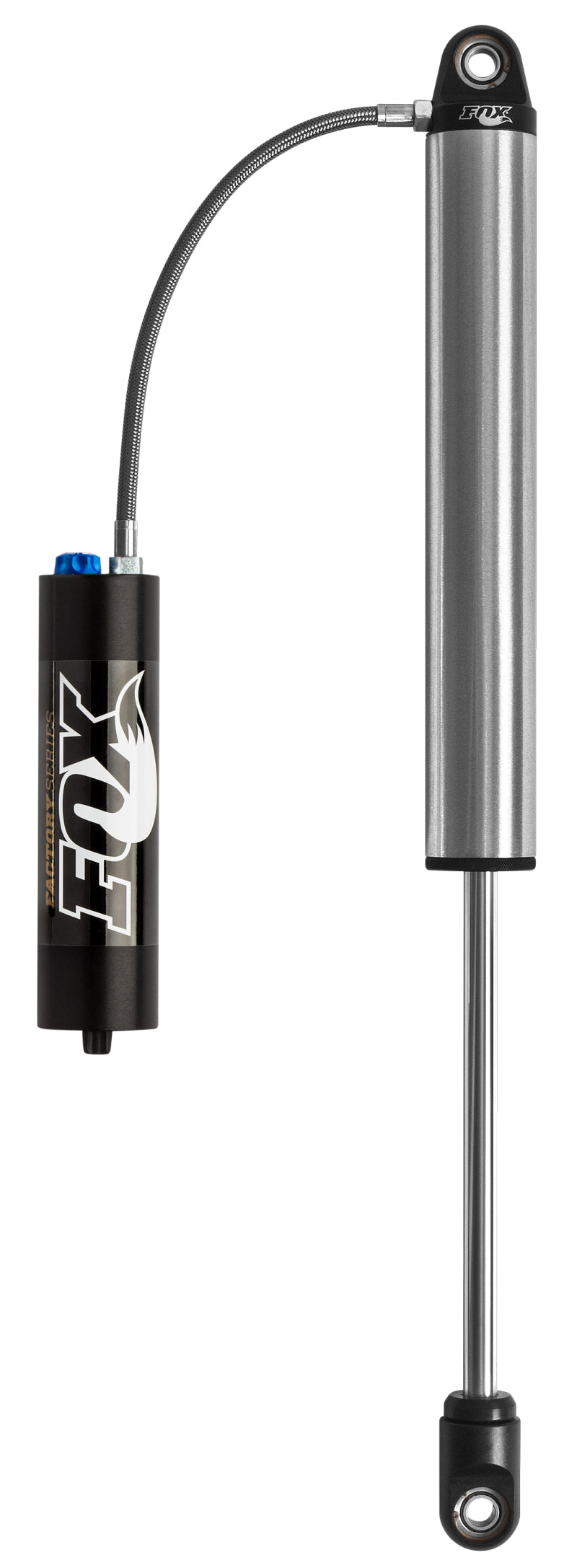 FOX 2.0 Factory Coilover Shock - Fox 2.0 Factory Series 10in. Remote Res. Coilover Shock (40/60 Valving) CD Adjuster - Blk