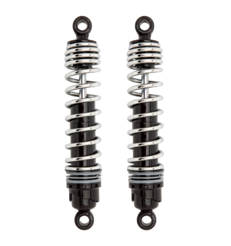 PGR 412 Shocks - Progressive Harley-Davidson 412 Cruise Series Shocks 12.5in - Chrome