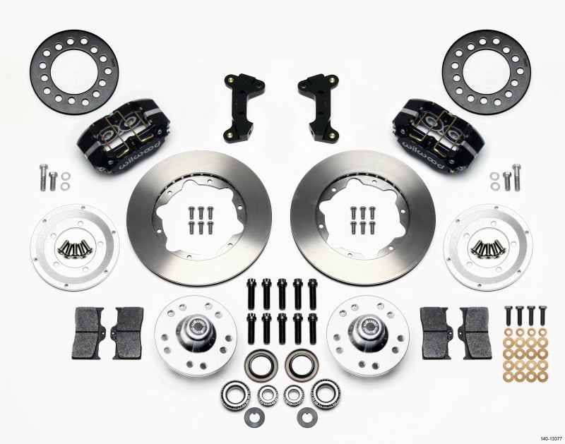 WIL Dynapro Brake Kit - Wilwood Dynapro Dust-Boot Front Kit 11.00in 74-80 Pinto/Mustang II Disc Spindle only