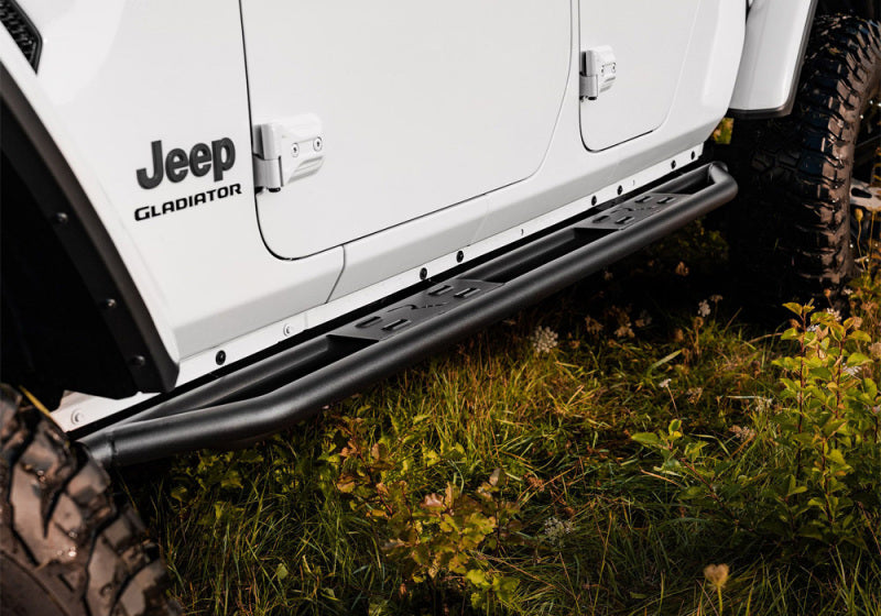 RAM Side Steps - Rampage 20-22 Jeep Gladiator SRS Sidebar Rock Crawler Steps - Black