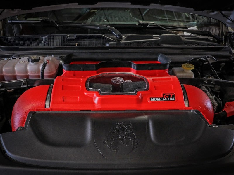 AFE Momentum GT Cold Air Intakes - aFe 21-23 Dodge RAM 1500 TRX V8-6.2L Momentum GT Intake- Red