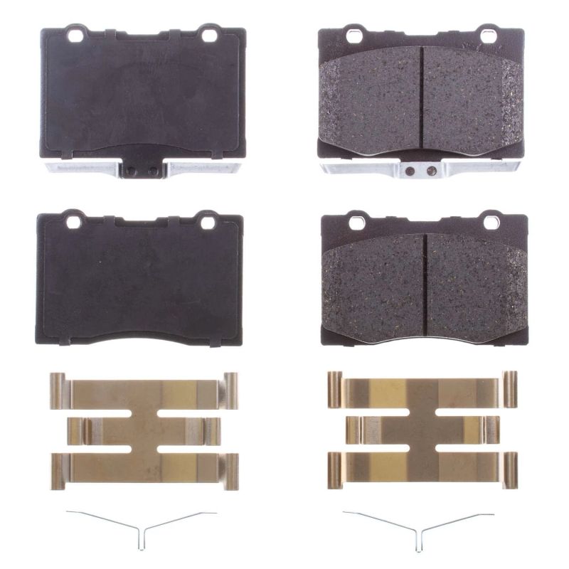 PSB Z17 Evolution Brake Pads - Power Stop 05-12 Acura RL Front Z17 Evolution Ceramic Brake Pads w/Hardware