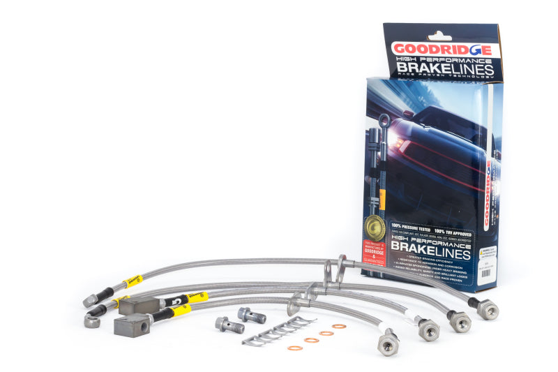 GR G-Stop Brake Line Kits - Goodridge 17-21 Honda Civic Type-R (FK8) Stainless Steel Brake Line Kit