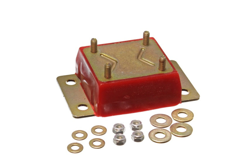 ES Trans Mounts - Red - Energy Suspension 97-06 Jeep Wrangler TJ Red Transmission Mount