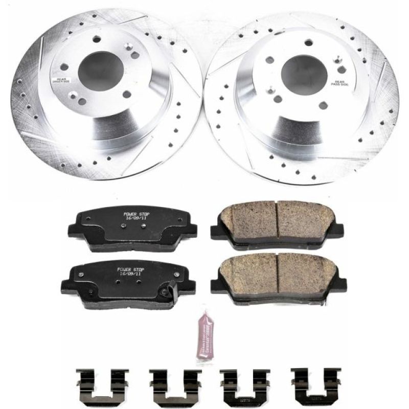 PSB Z23 Evolution Kit - Power Stop 15-19 Kia Sorento Rear Z23 Evolution Sport Brake Kit