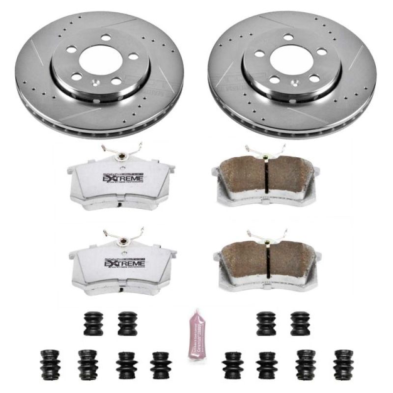 PSB Z26 Street Warrior Kit - Power Stop 00-06 Audi TT Quattro Rear Z26 Street Warrior Brake Kit