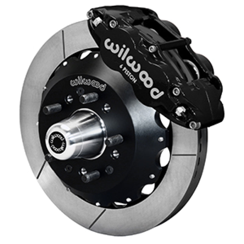 WIL Superlite Brake Kit - Wilwood 65-68 Chevrolet Impala W/ Drum Spindle FNSL6R - 12.88 inch Venter GT Rotor