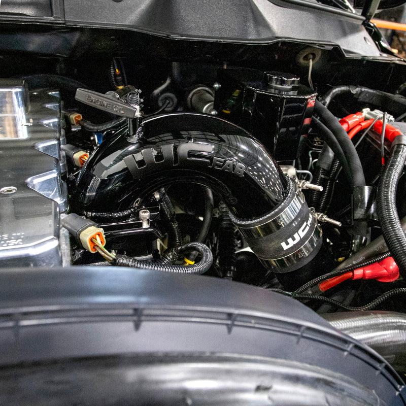 WCF Intake Bundle Kit - Wehrli 03-07 Dodge 5.9L Cummins High Flow Intake Bundle Kit - Illusion Blueberry