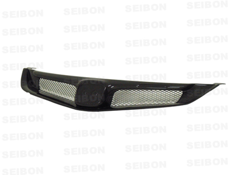 SEI Grilles - Seibon 06-10 Honda Civic 4Dr JDM / Acura CSX MG-Style Carbon Fiber Grill