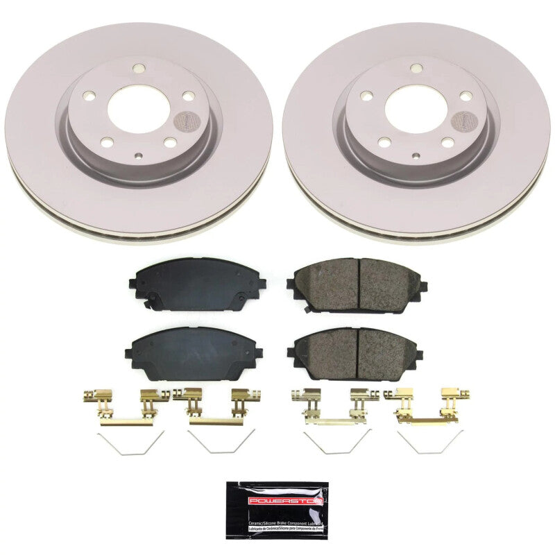 PSB Z17 Evolution Coated Kit - Power Stop 20-22 Mazda CX-30 Front Z17 Coated Brake Kit