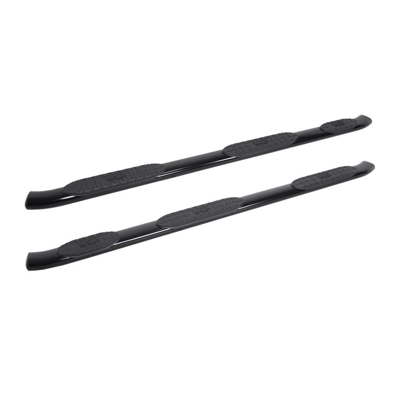 WES Nerf Bars - PRO TRAXX 5 - Westin 2019 Chevrolet Silverado Crew Cab w/ 6.5ft Bed PRO TRAXX 5 W2W Oval Nerf Step Bars - Black