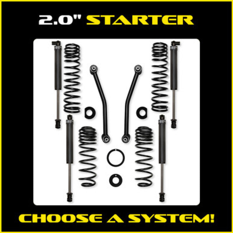 RKR Kit Component Boxes - Rock Krawler 19+ Jeep Gladiator JT (Gas) 2in Starter Suspension System