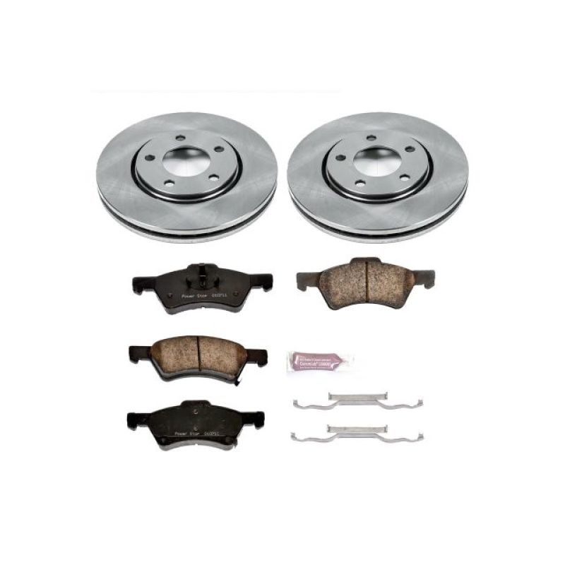 PSB Autospecialty Kit - Power Stop 01-07 Chrysler Town & Country Front Autospecialty Brake Kit