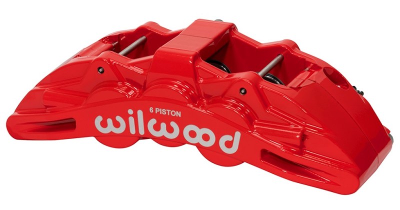 WIL SX6R Caliper - Wilwood Caliper Red SX6R 4.04in Piston 1.25in Disc