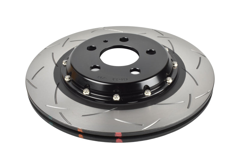 DBA 5000 Series Slotted Rotors - DBA 17-23 Tesla Model 3 Rear 5000 Series 2-Piece Slotted Rotor w/Black Hat