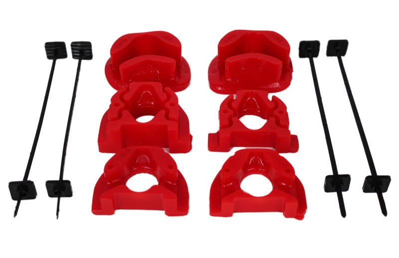 ES Motor Mounts - Black - Energy Suspension 97-01 Honda CR-V 4WD Red Motor Mount Insert Set