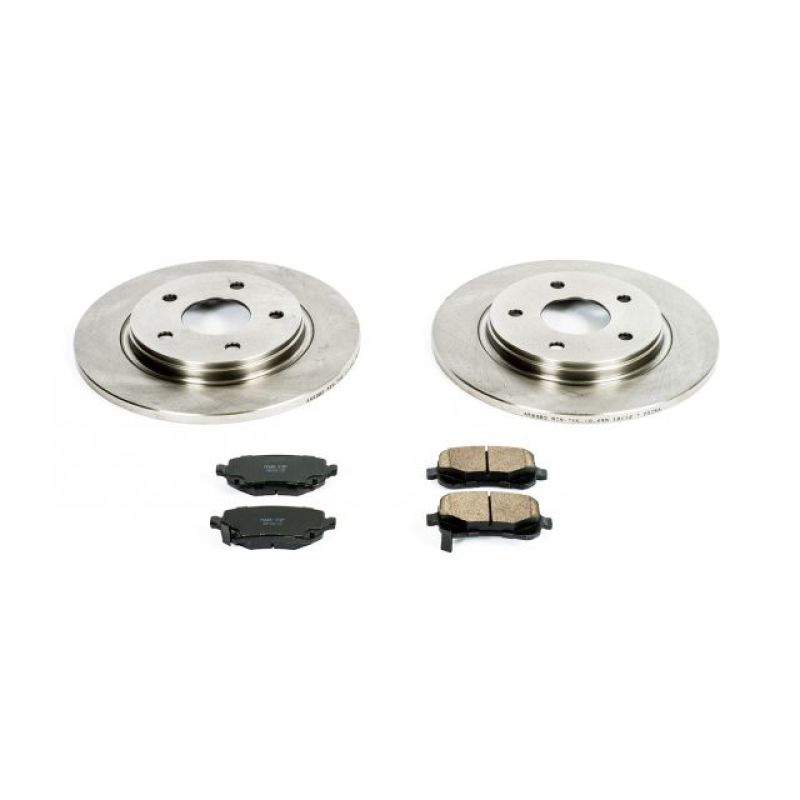PSB Autospecialty Kit - Power Stop 08-12 Chrysler Town & Country Rear Autospecialty Brake Kit