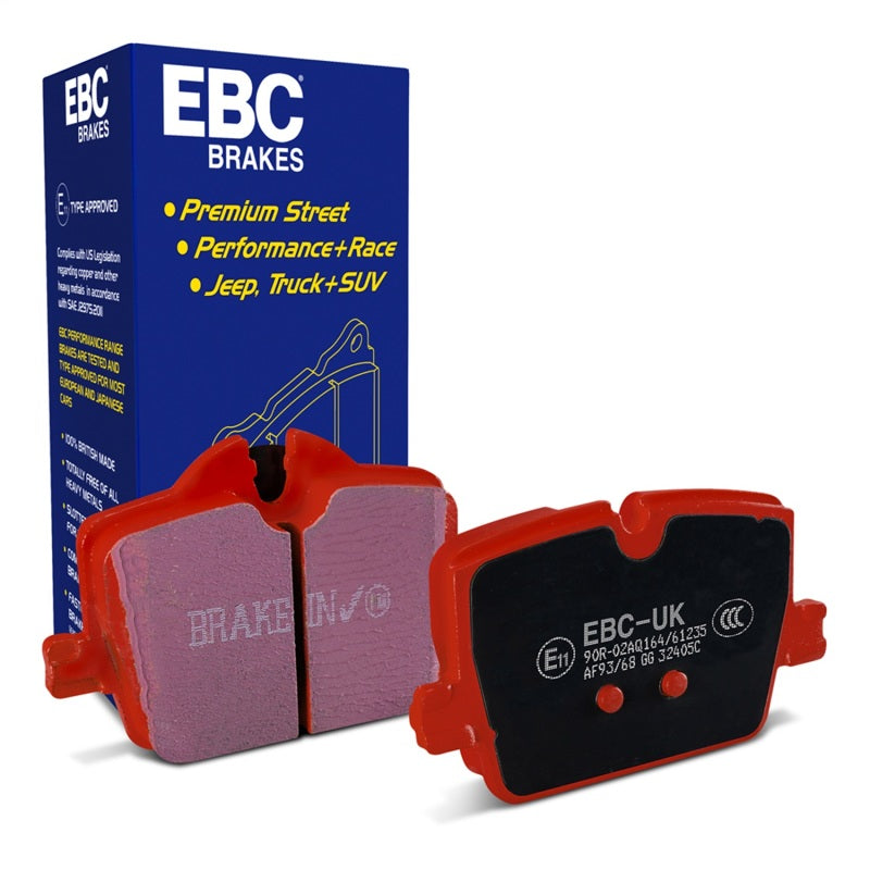 EBC Redstuff Brake Pad Sets - EBC 2019+ Toyota GR Supra (w/13in Rear Rotor) Redstuff Rear Brake Pads