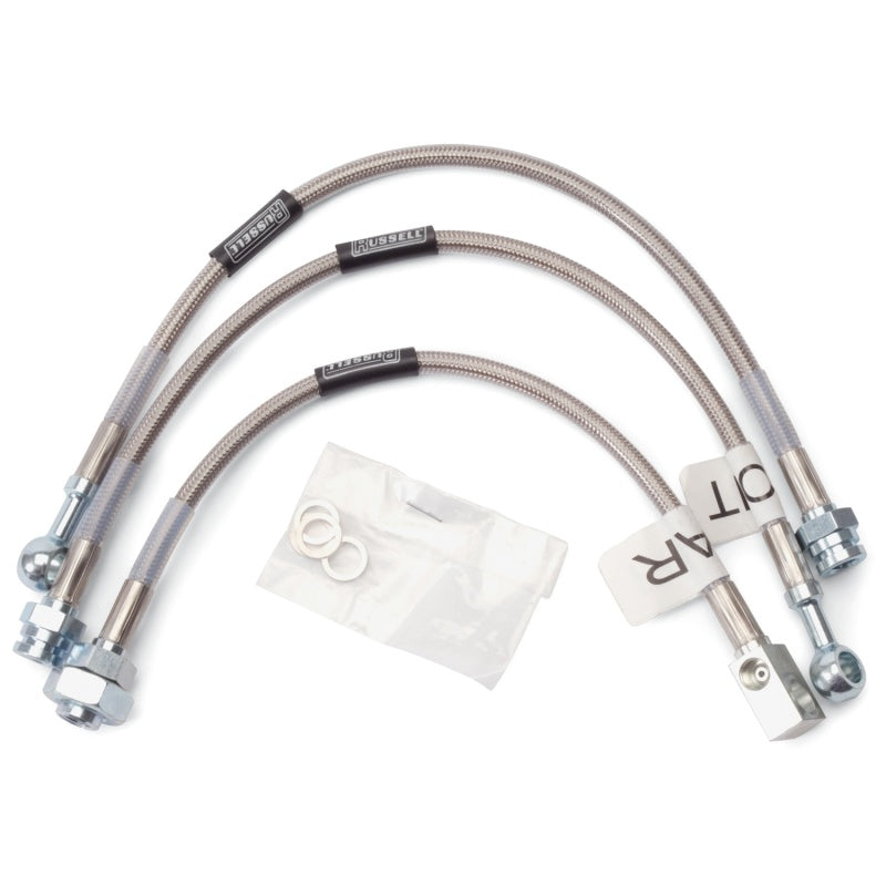 RUS Brake Line Kits - Russell Performance 98-02 Pontiac Firebird (without Traction Control) Brake Line Kit