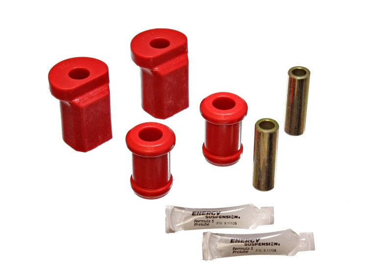 ES Cntrl Arm Bushings - Red - Energy Suspension 79-84 Volkswagen Rabbit Red Front Control Arm Bushing Set