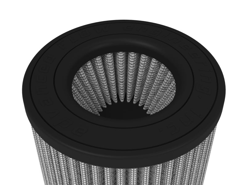 AFE Universal Pro Dry S Filter - aFe MagnumFLOW Pro DRY S Universal Air Filter 3.5in. F / 5in. B mtm2 / 4.5in. inv T / 7.5in. H