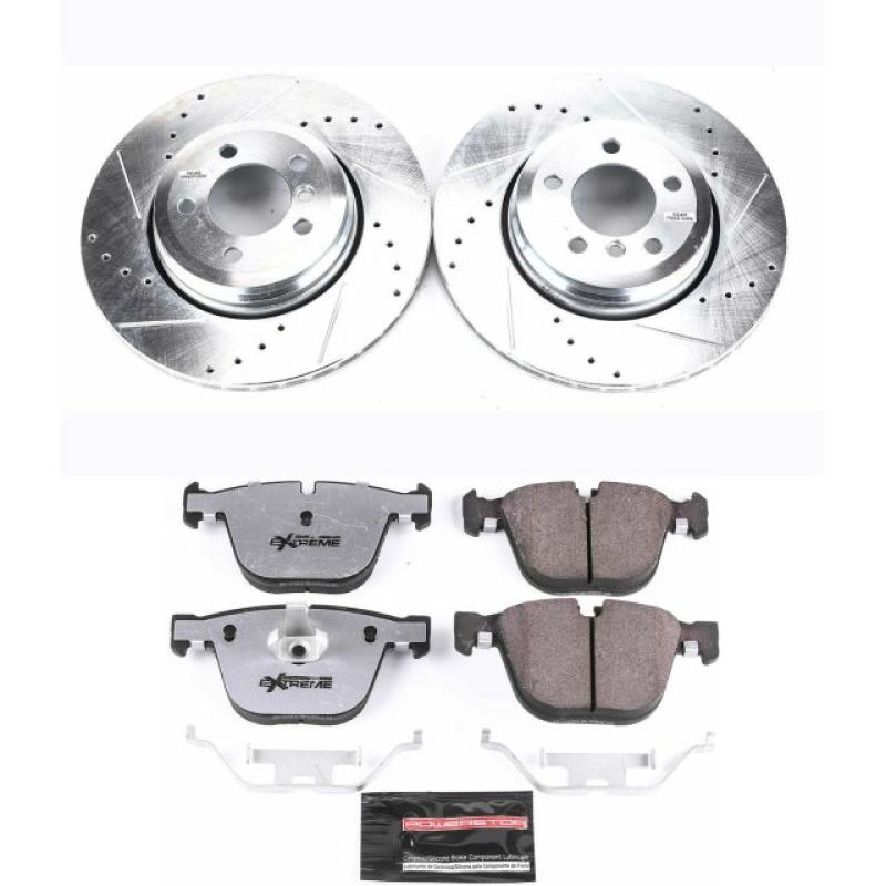 PSB Z26 Street Warrior Kit - Power Stop 02-05 BMW 745i Rear Z26 Street Warrior Brake Kit